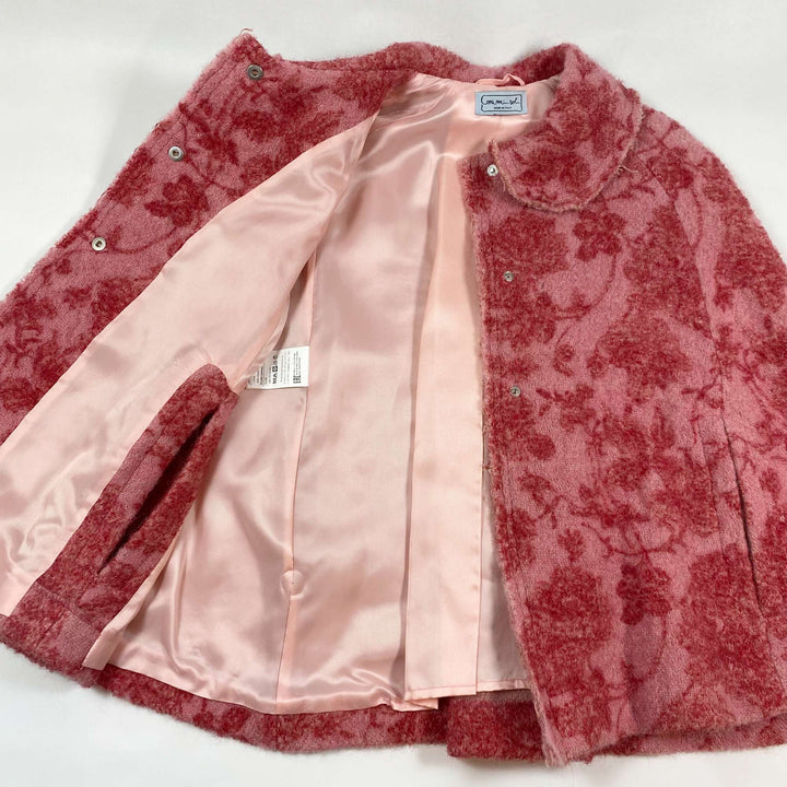 Mi Mi Sol pink alpaca mohair wool cape 12Y/152 3