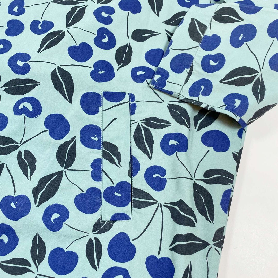Bonpoint blue cherry print cotton dress 12Y/152 2