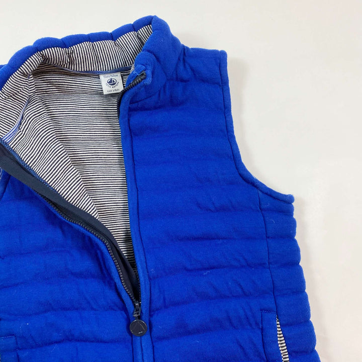 Petit Bateau Klein blue padded gilet 10Y/140 2