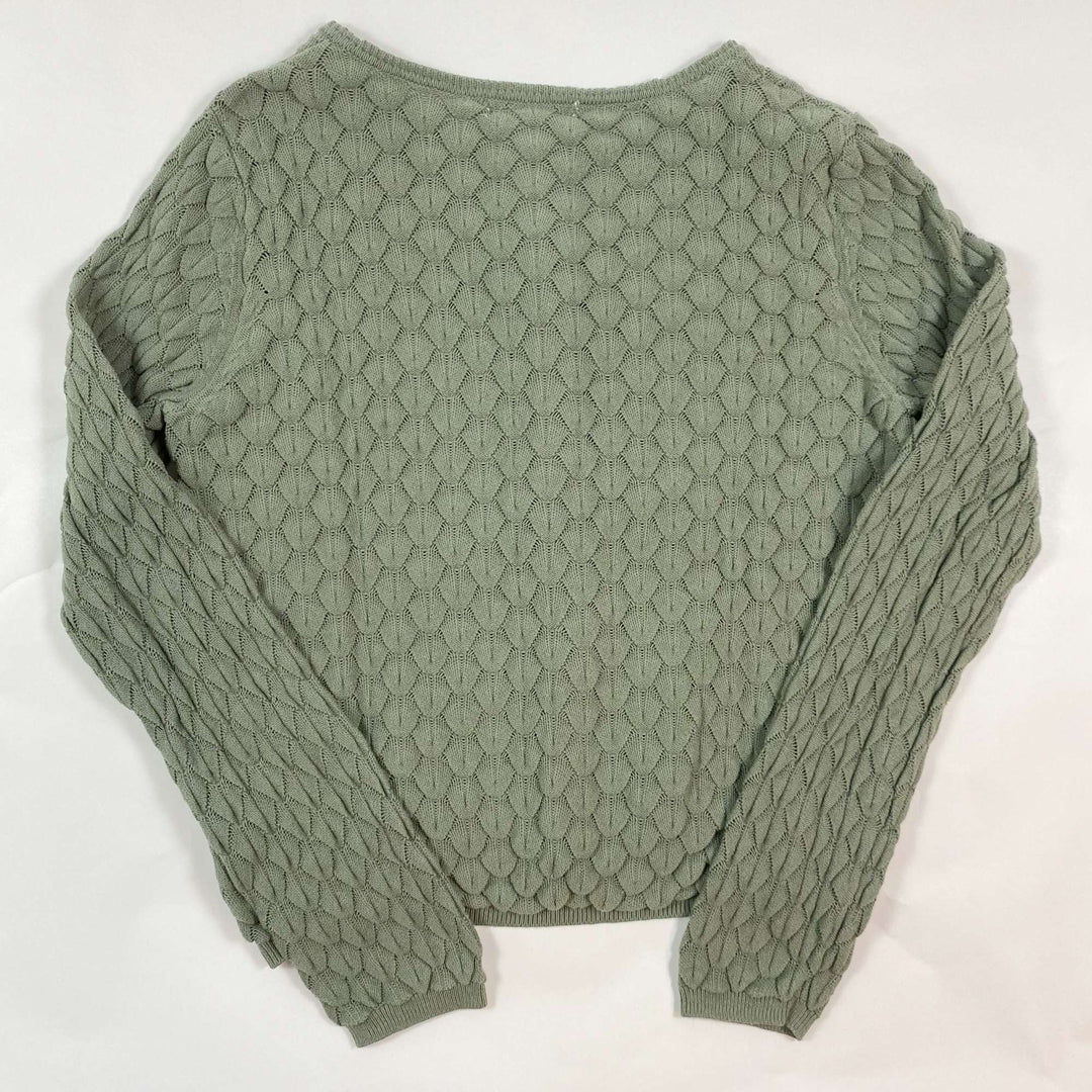 H&M soft green cotton cardigan 134/140 2