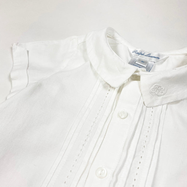 Ralph Lauren white short-sleeved blouse 9M