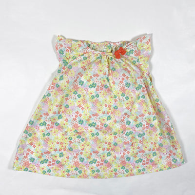 Petit Bateau pastel floral sleeveless dress 18M/81 1