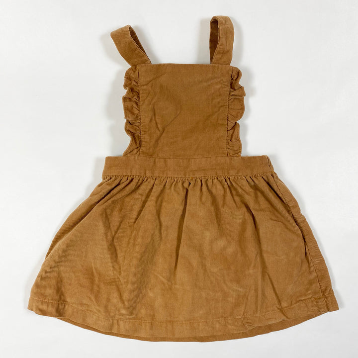 Cyrillus camelfarbene Schürzenkleid 18M