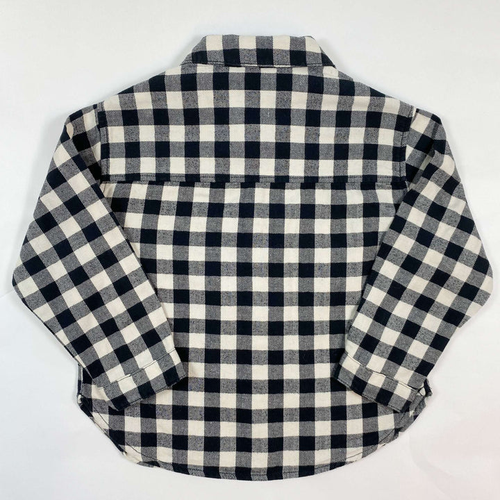 Zara black/white checked flannel shirt 3-4Y/104 2