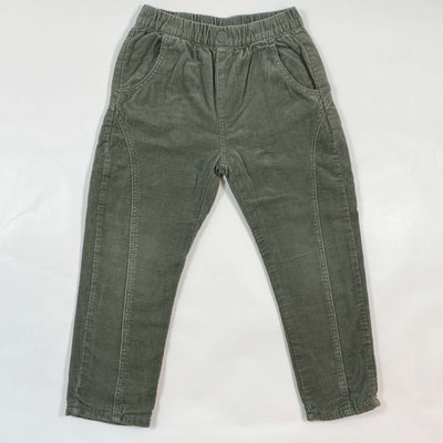 Zara grey fine cordurouy trousers 4-5Y/110 1