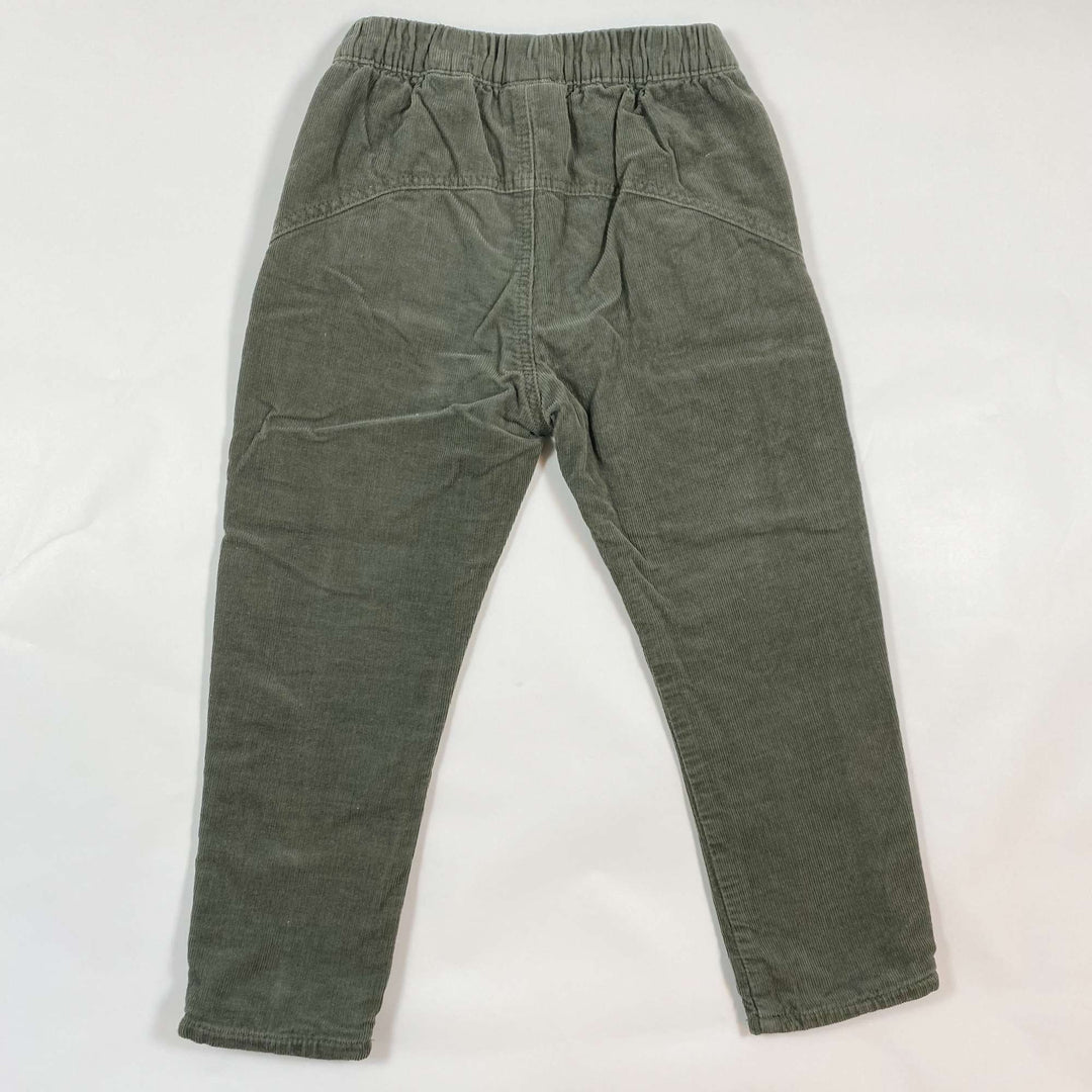 Zara grey fine cordurouy trousers 4-5Y/110 2