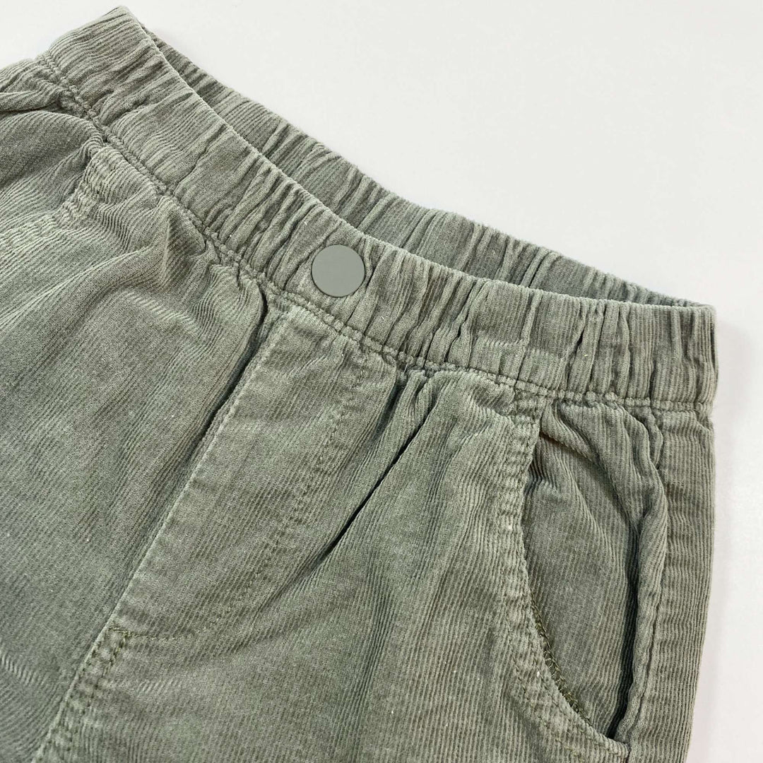 Zara grey fine cordurouy trousers 4-5Y/110 3