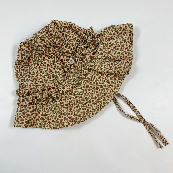 Konges Slojd floral print organic cotton sun hat 6-9M 1