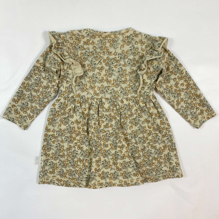 Konges Slojd citrus print organic cotton dress 6M/68 3
