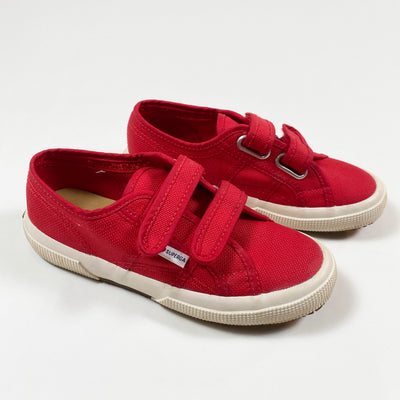 Superga red classic sneakers with velcro 32 1