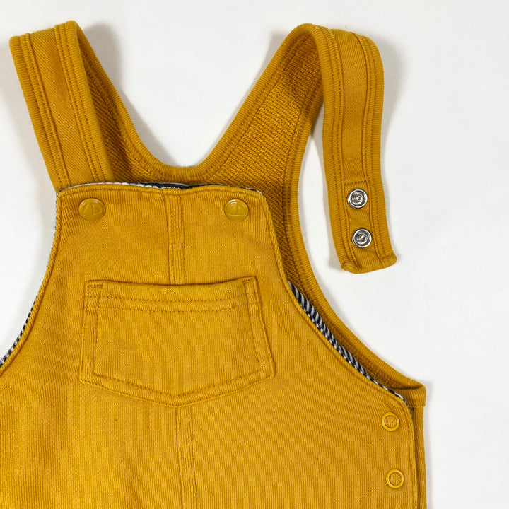 Petit Bateau yellow dungarees 6M/67 2