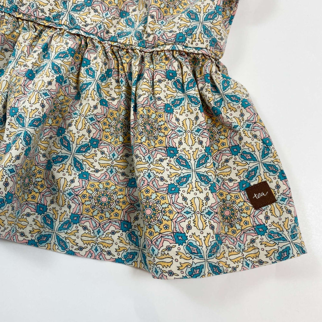 Tea paisley print cotton blouse 2Y 2