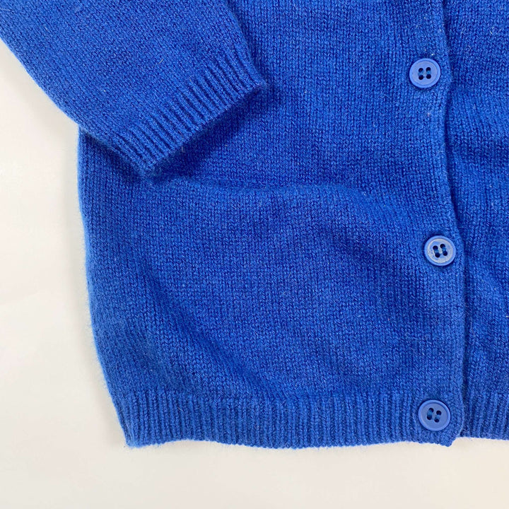 COS bright blue cashmere cardigan 1-2Y 2