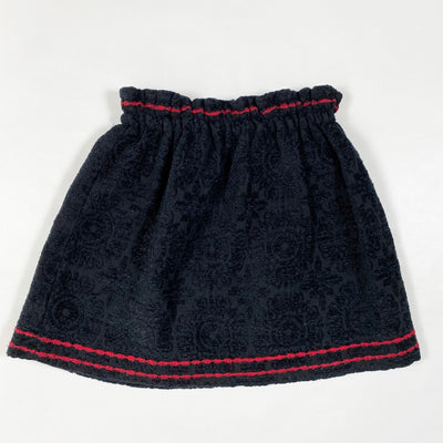Zara black velvet skirt 5Y/110 1