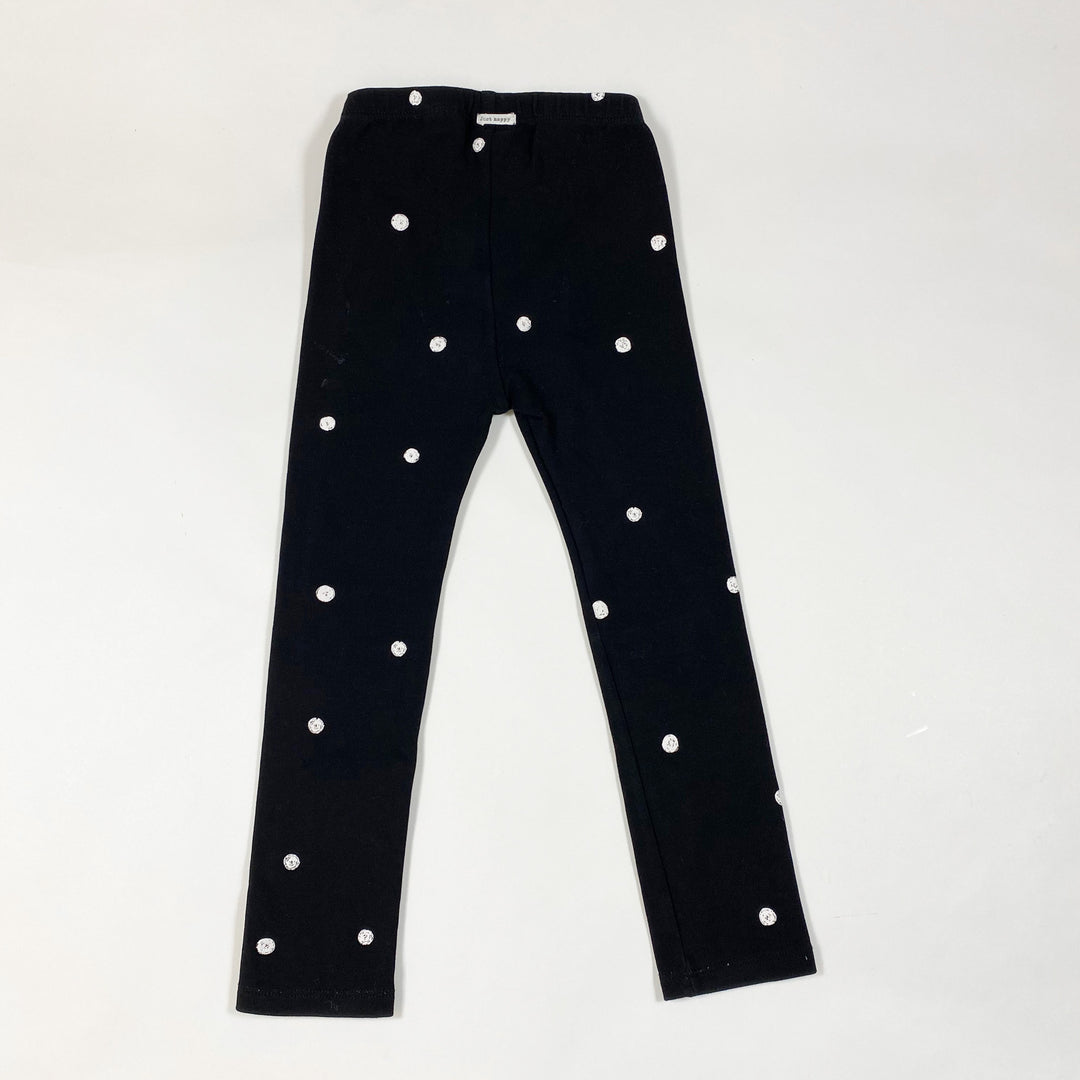Zara black polka dot leggings 4-5Y/110