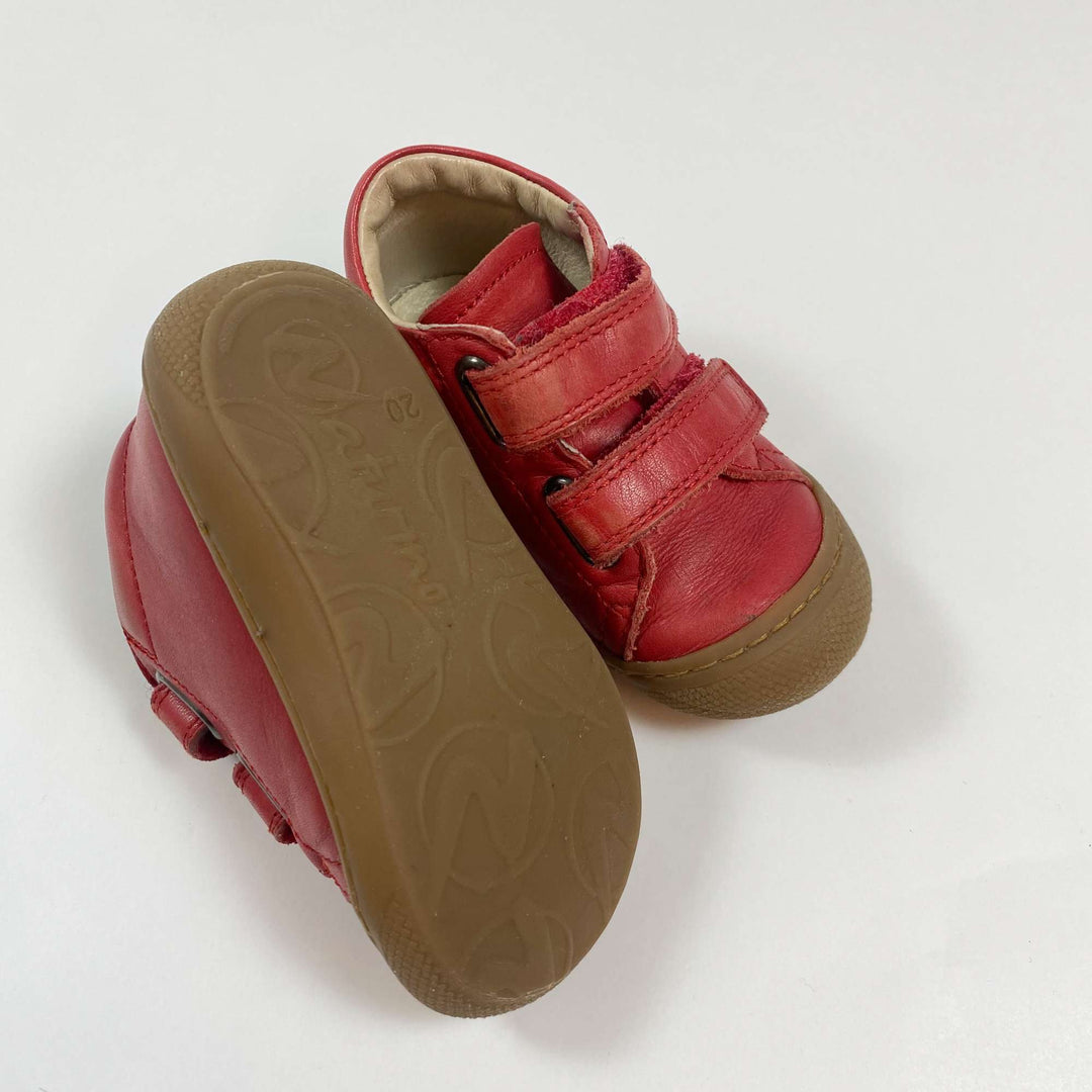 Naturino red leather shoes 20 2