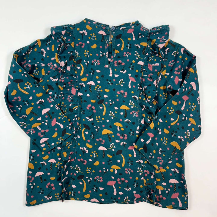 Soft Gallery green mushroom print blouse  5Y 2