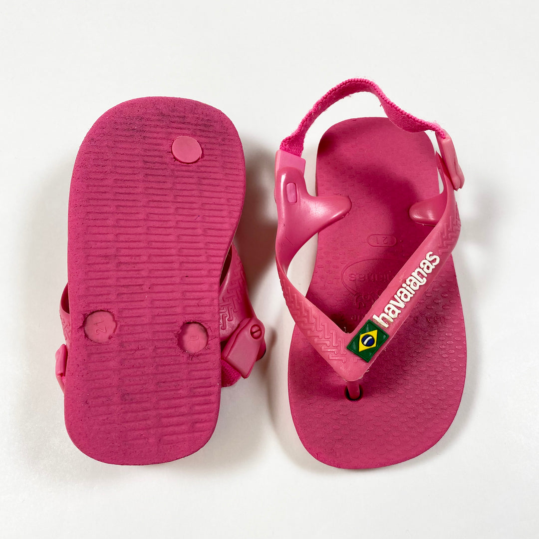 Havaianas pink toddler flip-flops 21 2