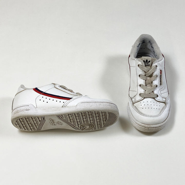 Adidas white Continental 80 Ortholite leather sneakers 25 2