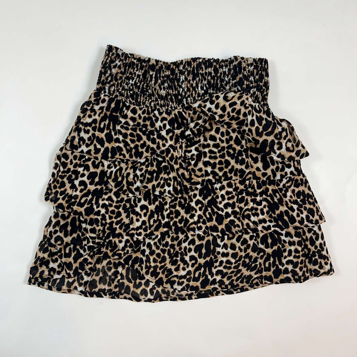 Les Coyotes de Paris Isabella leopard skirt 8Y 2