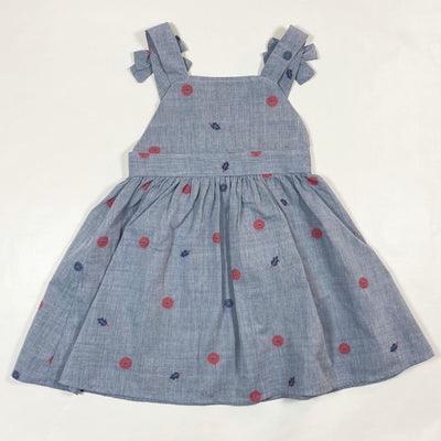 Tartine et Chocolat blue stitched summer dress 4A 1