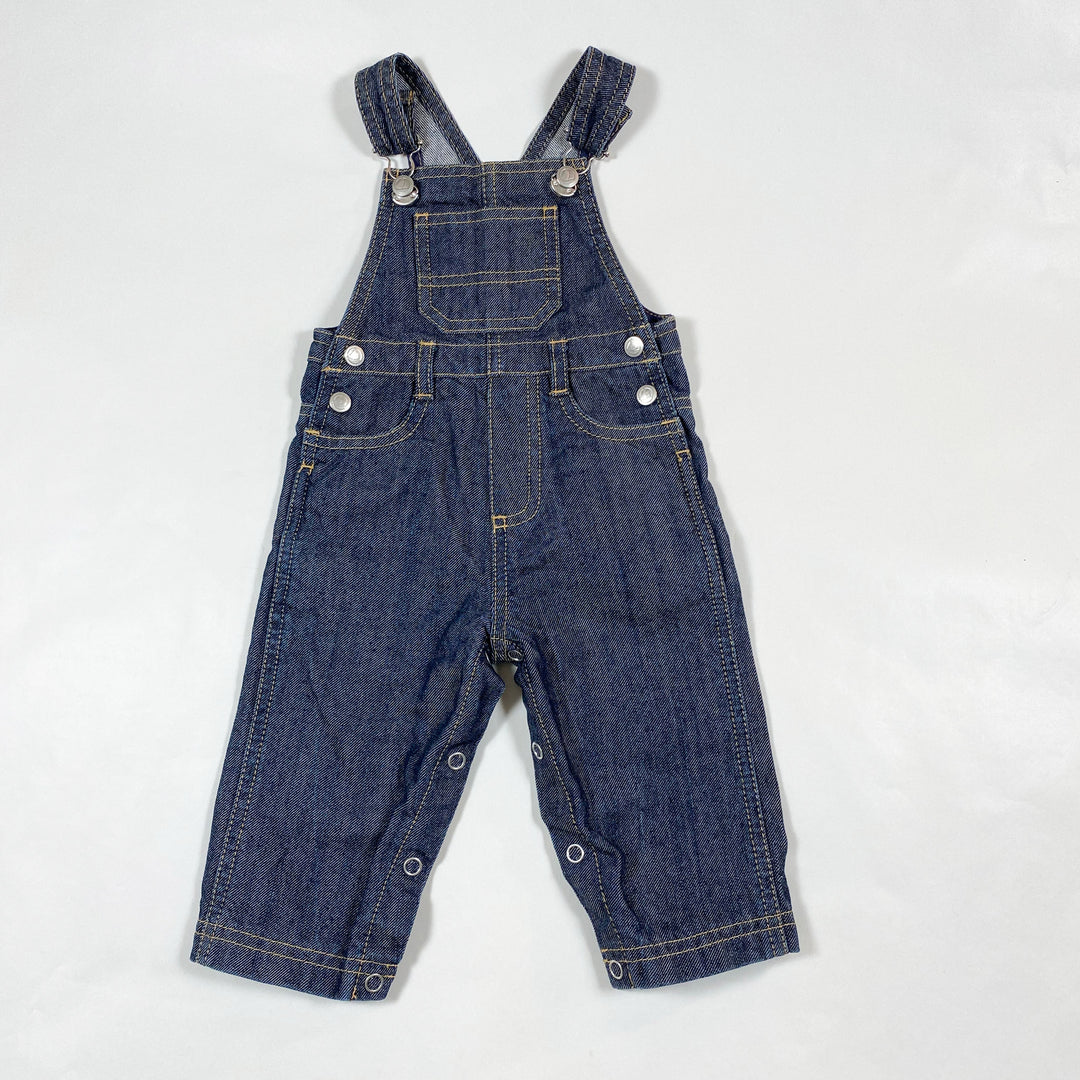 Petit Bateau dark navy dungarees 12M/74 1