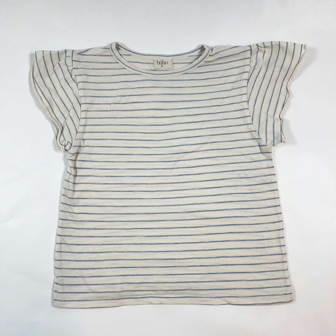 Búho off-white striped T-shirt 6Y 1