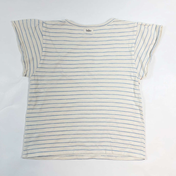 Búho off-white striped T-shirt 6Y 2