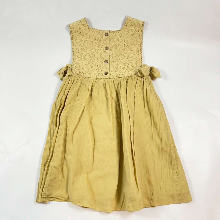 Louise Misha mustard summer dress 8Y 3