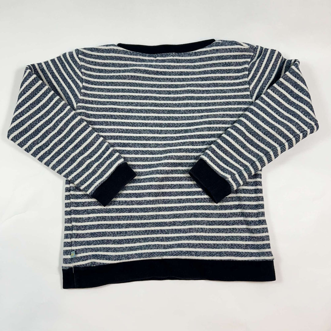 Arsène et les pipelettes navy striped sweatshirt 6Y 2