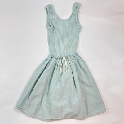 Búho turquoise sleeveless summer dress 8Y 1