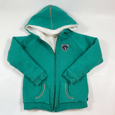 Arsène et les pipelettes green fleece lined zip hoodie 8Y 1