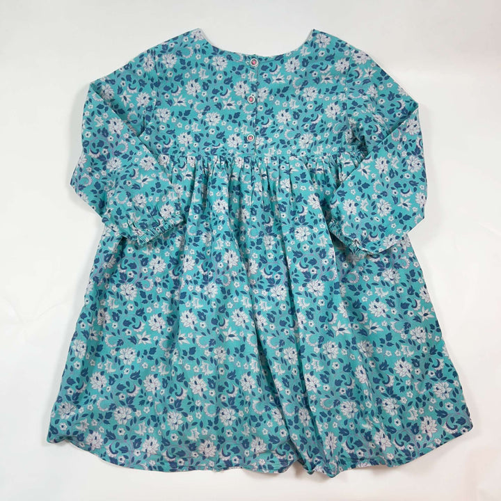 Louise Misha turquoise floral dress 6Y 3
