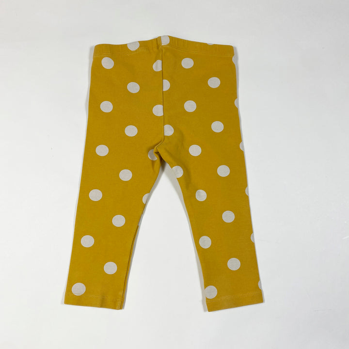 Arket yellow polka dot leggings 86