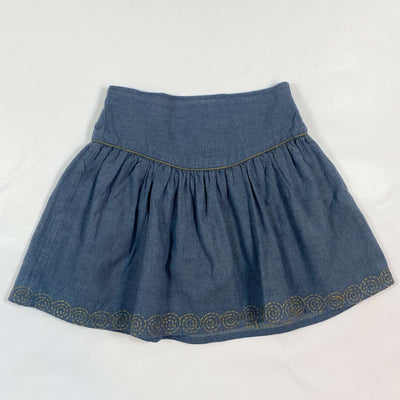 Ketiketa blue embroidered skirt 6Y 1