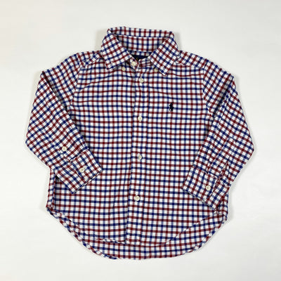 Ralph Lauren blue/red checked shirt 2/2T 1