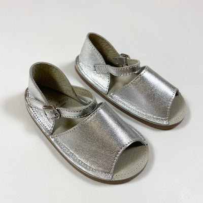Shoes Le Petit silver leather sandals Second Season 21 1