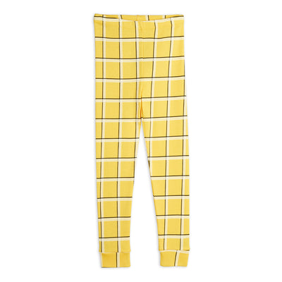 Mini Rodini yellow check leggings Second Season 92/98 1