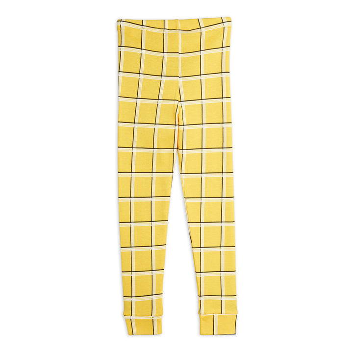 Mini Rodini yellow check leggings Second Season 92/98 3