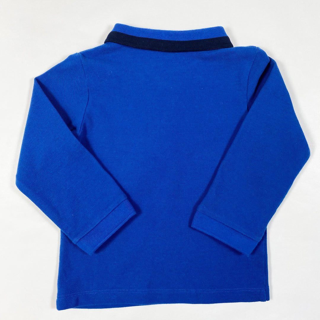 Jacadi blue long-sleeved polo 36M/86 2
