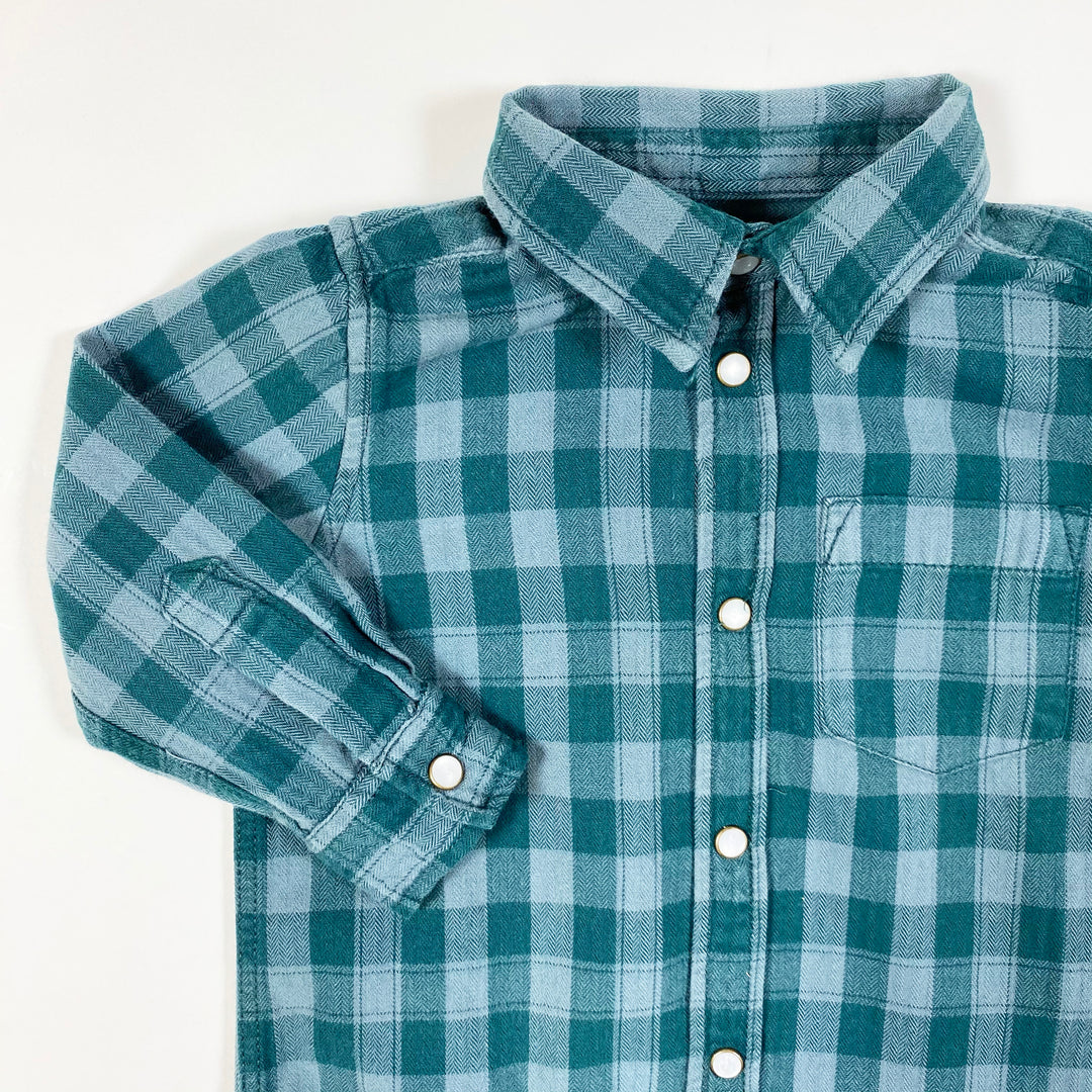 Small Rags green lumberjack shirt 12M/80