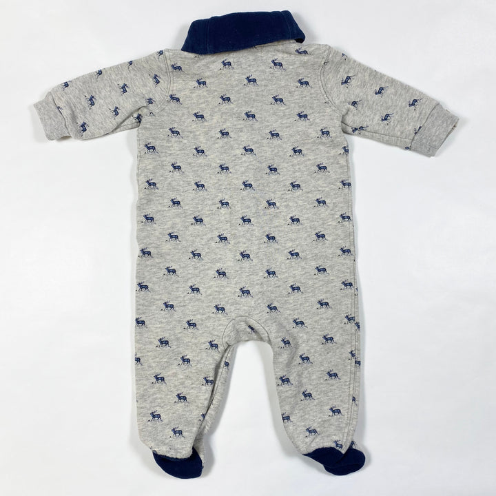 Ralph Lauren grey raindeer collared pyjama 3M 2