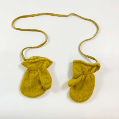 Pure Pure by Bauer yellow merino fleece mittens 12-24M 1