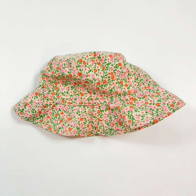 Petit Pan pink floral sun bucket hat 50-52cm (M) 1
