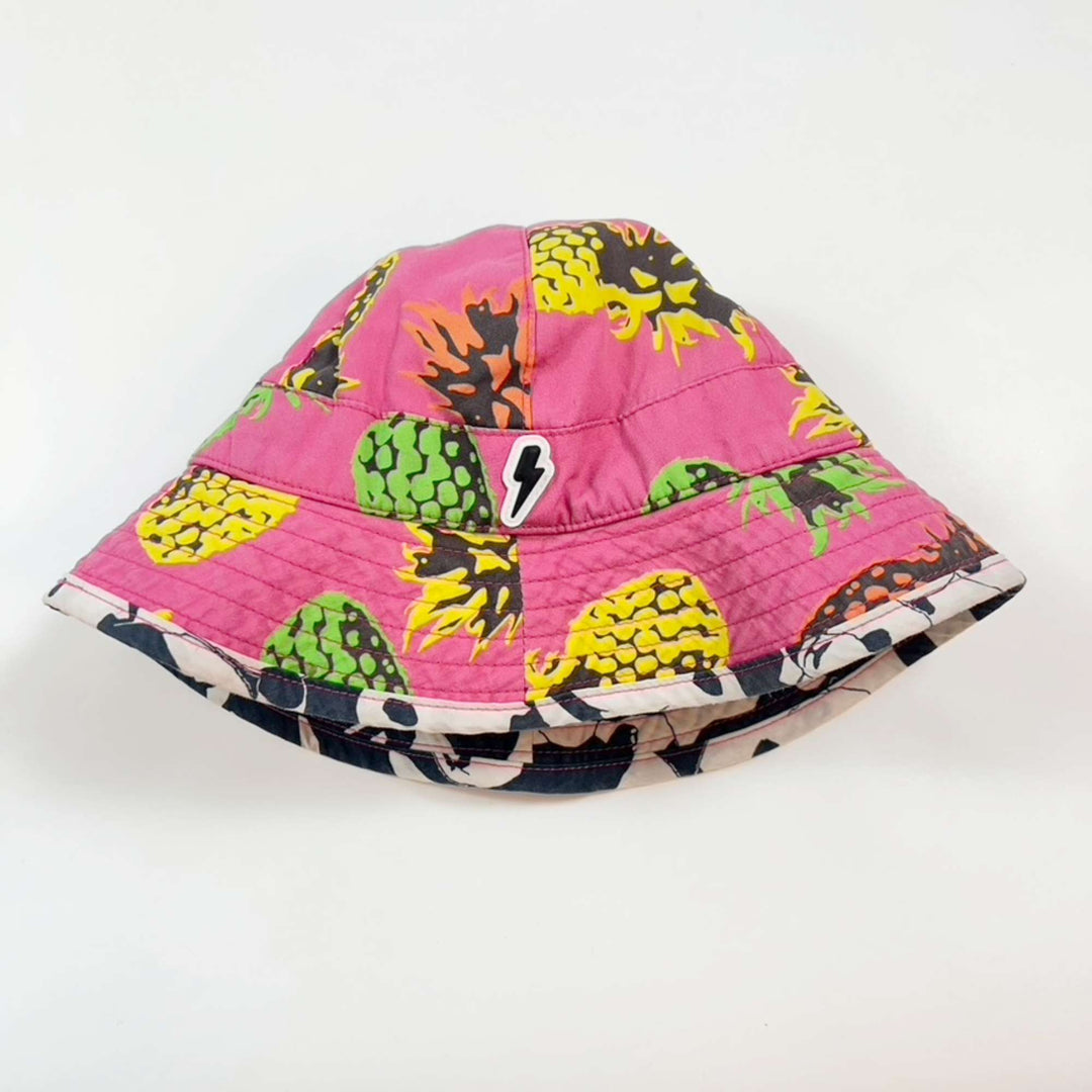 Little Hotdog Watson pink pineapple bucket hat 18-36M 1