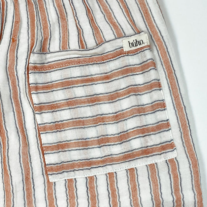 Búho Diana striped muslin dress 3Y