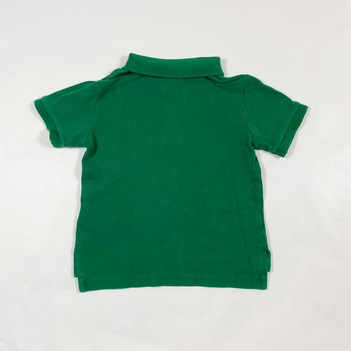 Ralph Lauren bottle green polo shirt 12M 2