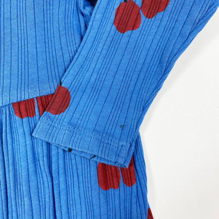 Mini Rodini blaues Kirschen-Kleid 92-98