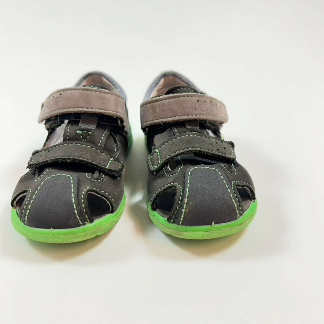 Pepino grey leather sandals 22 5