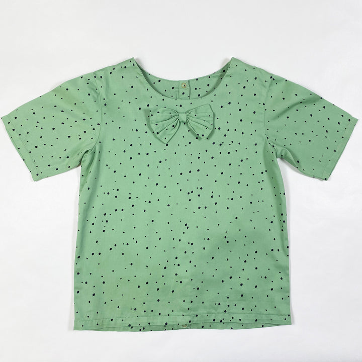 Mini Rodini green dotted blouse 128-134 1